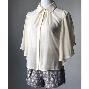 Cream Blouse